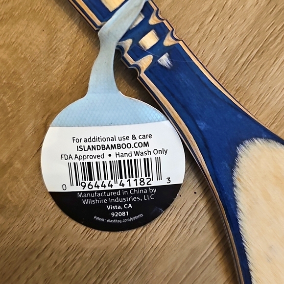 NWT Island Bamboo PAKKA WOOD 2 pc durable serving set - Picture 5 of 6